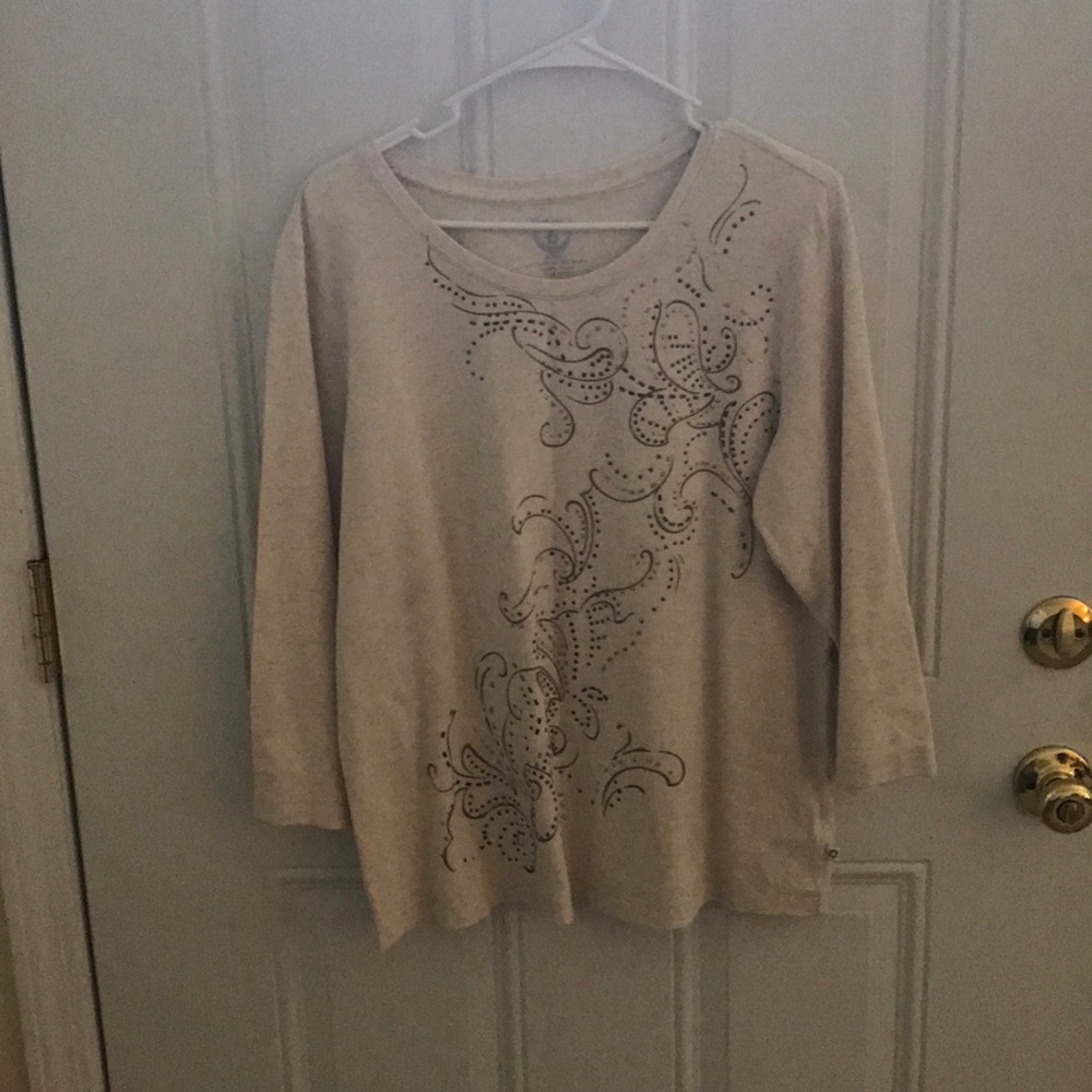 Cream colored top